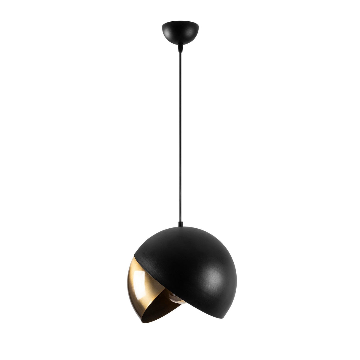 Lustră Pacman - 2633, Negru - Vintage, Ø30x124 cm