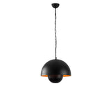 Lustră Yanıgara - 2676, Negru, Ø30x28 cm