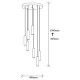 Lustra Tempo Chandelier, Bej