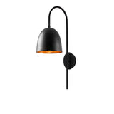Aplică de perete Tattoo - 3320, Negru, Ø16x57 cm