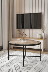 Măsuță de cafea Rotto, Diverse culori, 75x75x45 cm - Antique pine | SKU: 594MRS1223 | Măsuță de cafea Rotto, 75x75x45 cm, varianta Antique pine, produs pentru amenajarea locuinței, disponibil online în România la CasaMob