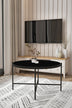 Negru | SKU: 594MRS1229 | Măsuță de cafea Rotto, 75x75x45 cm, varianta Negru, produs pentru amenajarea locuinței, disponibil online în România la CasaMob