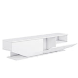 Comodă TV Ares, Alb, 160x33x37 cm