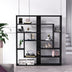 Bibliotecă Sebastian, Negru, 120x132x22 cm, SKU 598MNM1157, imagine 3