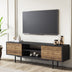Comodă TV Colosseo, Negru - Nuc, 160x35x52 cm, SKU 598MNM1101, imagine 2