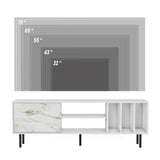 Comodă TV Pietra, Diverse culori, 160x35x57 cm - Alb | SKU: 598MNM1130 | Comodă TV Pietra, 160x35x57 cm, varianta Alb, produs pentru amenajarea locuinței, disponibil online în România la CasaMob
