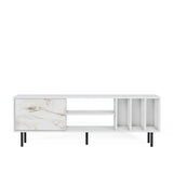 Comodă TV Pietra, Diverse culori, 160x35x57 cm - Alb | SKU: 598MNM1130 | Comodă TV Pietra, 160x35x57 cm, varianta Alb, produs pentru amenajarea locuinței, disponibil online în România la CasaMob
