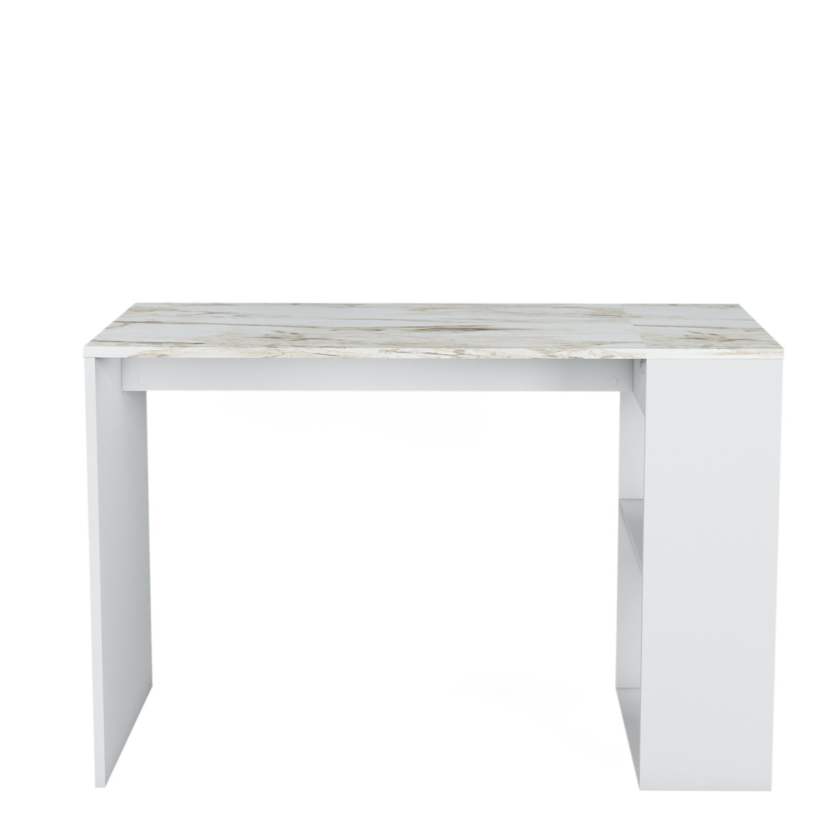 Birou Deserto - Marble, Alb, 112x60x75 cm