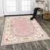 Covor de living / dormitor Anatolia, Lavabil, Antiderapant, Roz deschis, 80x150 cm, SKU 599HFT1246