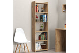 Bibliotecă KTB0102, Pin atlantic, 48x24x159 cm