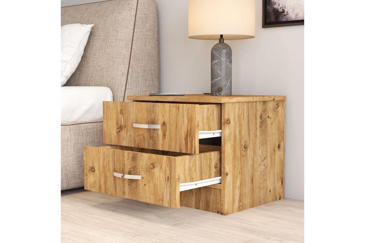 Noptieră KMD0202, Pin atlantic, 52x45x45 cm