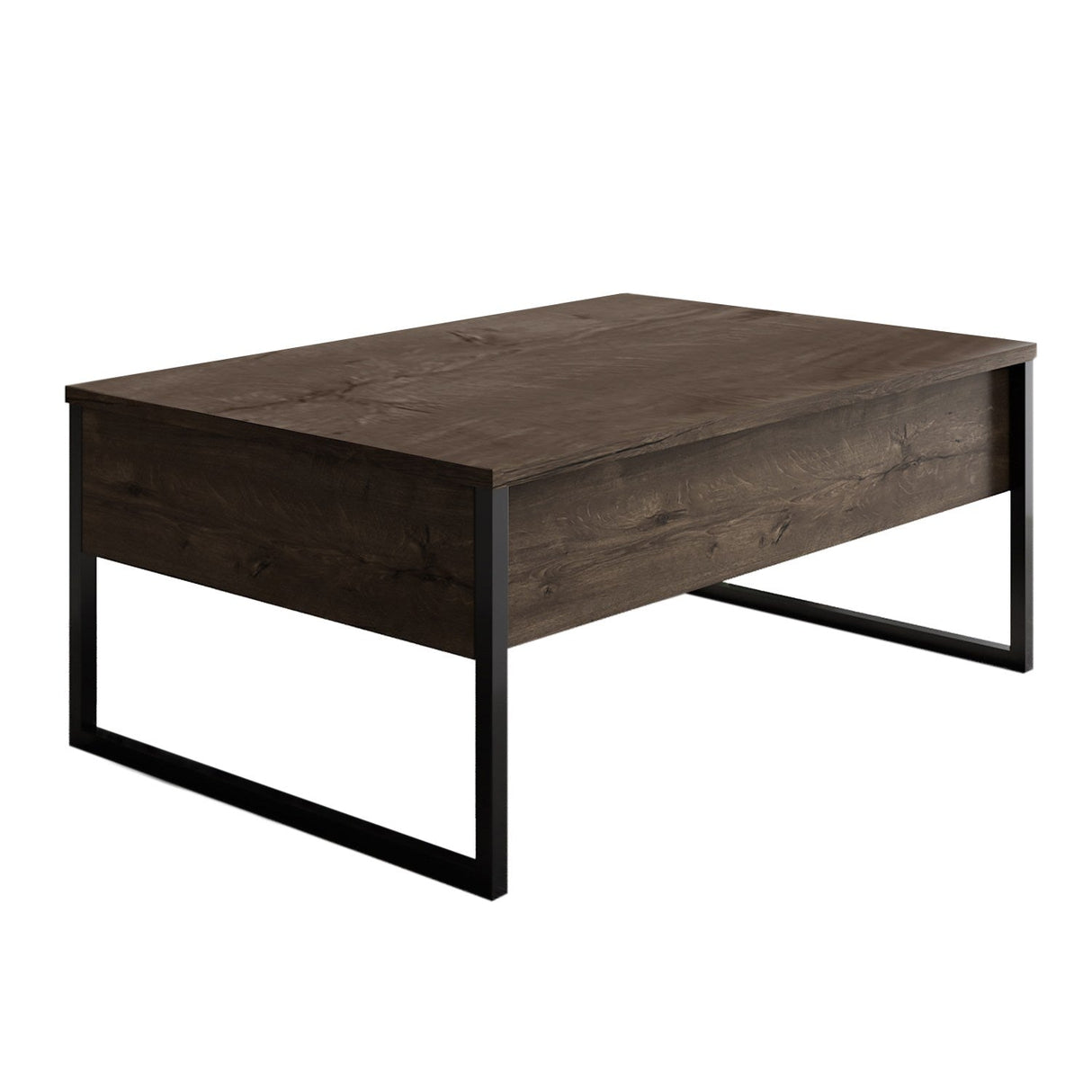 Măsuță de cafea Luxe, Diverse culori, 90x60x40 cm - Nuc - Negru | SKU: 618BLY1126 | Măsuță de cafea Luxe, 90x60x40 cm, varianta Nuc - Negru, produs pentru amenajarea locuinței, disponibil online în România la CasaMob