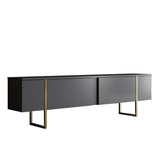 Set mobilă pentru sufragerie Luxe Set, Diverse culori, 180x30x47 cm - Antracit - Auriu | SKU: 618BLY1170 | Set mobilă pentru sufragerie Luxe Set, 180x30x47 cm, varianta Antracit - Auriu, produs pentru amenajarea locuinței, disponibil online în România la CasaMob