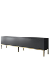 Set mobilă pentru sufragerie Lord, Diverse culori, 180x30x47 cm - Antracit - Auriu | SKU: 618BLY1190 | Set mobilă pentru sufragerie Lord, 180x30x47 cm, varianta Antracit - Auriu, produs pentru amenajarea locuinței, disponibil online în România la CasaMob