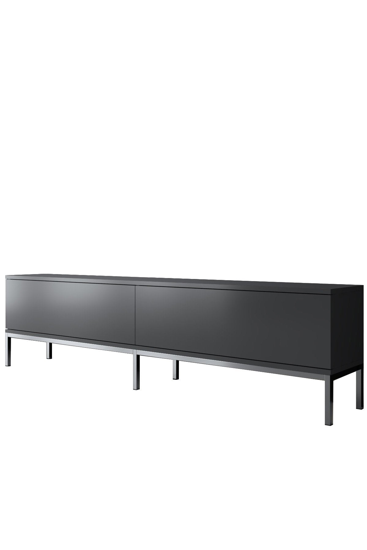 Comodă TV Lord, Diverse culori, 180x30x47 cm - Antracit - Argintiu | SKU: 618BLY1191 | Comodă TV Lord, 180x30x47 cm, varianta Antracit - Argintiu, produs pentru amenajarea locuinței, disponibil online în România la CasaMob