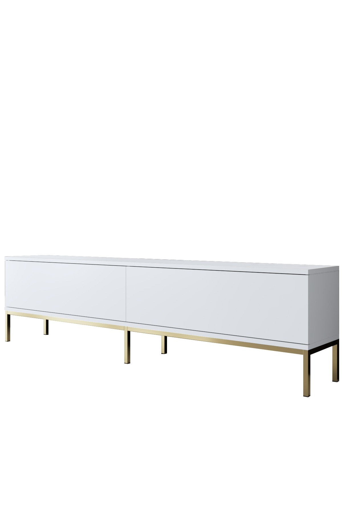 Set mobilă pentru sufragerie Lord, Diverse culori, 180x30x47 cm - Alb - Auriu | SKU: 618BLY1203 | Set mobilă pentru sufragerie Lord, 180x30x47 cm, varianta Alb - Auriu, produs pentru amenajarea locuinței, disponibil online în România la CasaMob