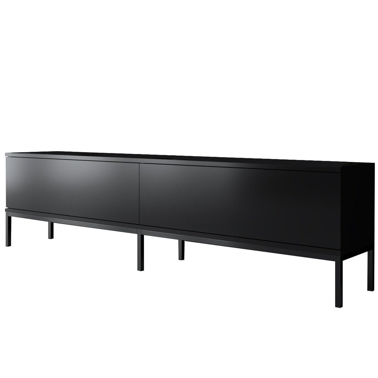Comodă TV Lord, Diverse culori, 180x30x47 cm - Negru | SKU: 618BLY1220 | Comodă TV Lord, 180x30x47 cm, varianta Negru, produs pentru amenajarea locuinței, disponibil online în România la CasaMob