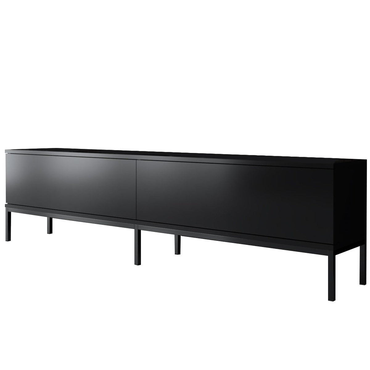 Negru | SKU: 618BLY1220 | Comodă TV Lord, 180x30x47 cm, varianta Negru, produs pentru amenajarea locuinței, disponibil online în România la CasaMob
