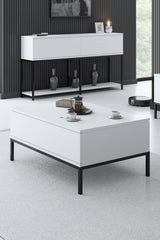 Set mobilă pentru sufragerie Lord, Diverse culori, 180x30x47 cm - Negru - Alb | SKU: 618BLY1211 | Set mobilă pentru sufragerie Lord, 180x30x47 cm, varianta Negru - Alb, produs pentru amenajarea locuinței, disponibil online în România la CasaMob