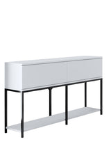 Set mobilă pentru sufragerie Lord, Diverse culori, 180x30x47 cm - Negru - Alb | SKU: 618BLY1211 | Set mobilă pentru sufragerie Lord, 180x30x47 cm, varianta Negru - Alb, produs pentru amenajarea locuinței, disponibil online în România la CasaMob