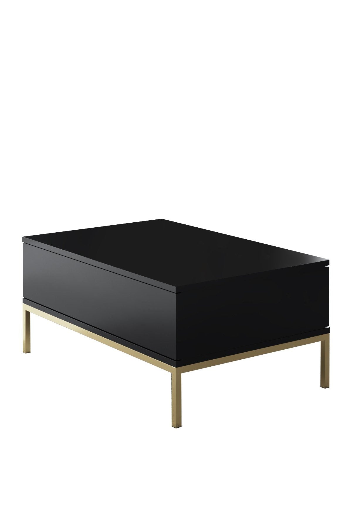 Măsuță de cafea Lord, Diverse culori, 90x60x40 cm - Negru - Auriu | SKU: 618BLY1214 | Măsuță de cafea Lord, 90x60x40 cm, varianta Negru - Auriu, produs pentru amenajarea locuinței, disponibil online în România la CasaMob