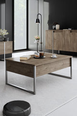Set mobilă pentru sufragerie Luxe, Diverse culori, Diverse dimensiuni - Nuc - Argintiu - 180x30x50 cm | SKU: 618BLY1226 | Set mobilă pentru sufragerie Luxe, varianta Nuc - Argintiu - 180x30x50 cm, produs pentru amenajarea locuinței, disponibil online în România la CasaMob