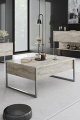 Set mobilă pentru sufragerie Luxe Set, Diverse culori, 180x30x47 cm - Travertin - Argintiu | SKU: 618BLY1229 | Set mobilă pentru sufragerie Luxe Set, 180x30x47 cm, varianta Travertin - Argintiu, produs pentru amenajarea locuinței, disponibil online în România la CasaMob