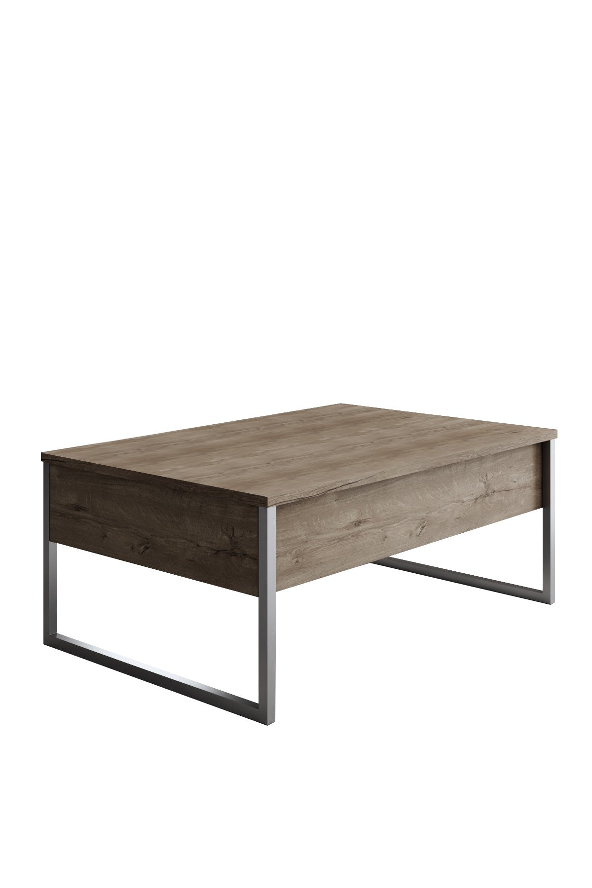 Măsuță de cafea Luxe, Diverse culori, 90x60x40 cm - Nuc - Argintiu | SKU: 618BLY1352 | Măsuță de cafea Luxe, 90x60x40 cm, varianta Nuc - Argintiu, produs pentru amenajarea locuinței, disponibil online în România la CasaMob