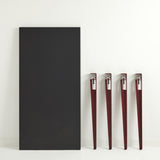 Birou Eridanos Burgundy, Antracit - Bordo, 120x60x75 cm