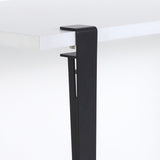 Birou Eridanos, Diverse culori, 120x60x75 cm - Alb - Negru | SKU: 631LGG1151 | Birou Eridanos, 120x60x75 cm, varianta Alb - Negru, produs pentru amenajarea locuinței, disponibil online în România la CasaMob
