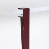Birou Eridanos, Diverse culori, 120x60x75 cm - Alb - Burgundy | SKU: 631LGG1155 | Birou Eridanos, 120x60x75 cm, varianta Alb - Burgundy, produs pentru amenajarea locuinței, disponibil online în România la CasaMob