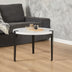 Măsuță de cafea Fregoia Black, Alb - Negru, Ø60x45 cm, SKU 631LGG1196, imagine 1