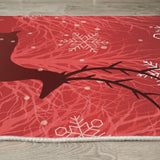 Covor Woopamuk419, Roșu - Alb, Diverse dimensiuni - 80x120x1 cm | SKU: 633HFT1134 | Covor Woopamuk419, Roșu - Alb, varianta 80x120x1 cm, produs pentru amenajarea locuinței, disponibil online în România la CasaMob
