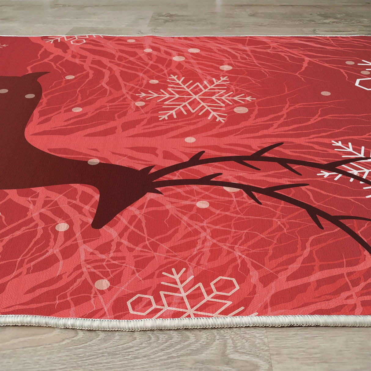 Covor Woopamuk419, Roșu - Alb, Diverse dimensiuni - 80x300x1 cm | SKU: 633HFT1137 | Covor Woopamuk419, Roșu - Alb, varianta 80x300x1 cm, produs pentru amenajarea locuinței, disponibil online în România la CasaMob