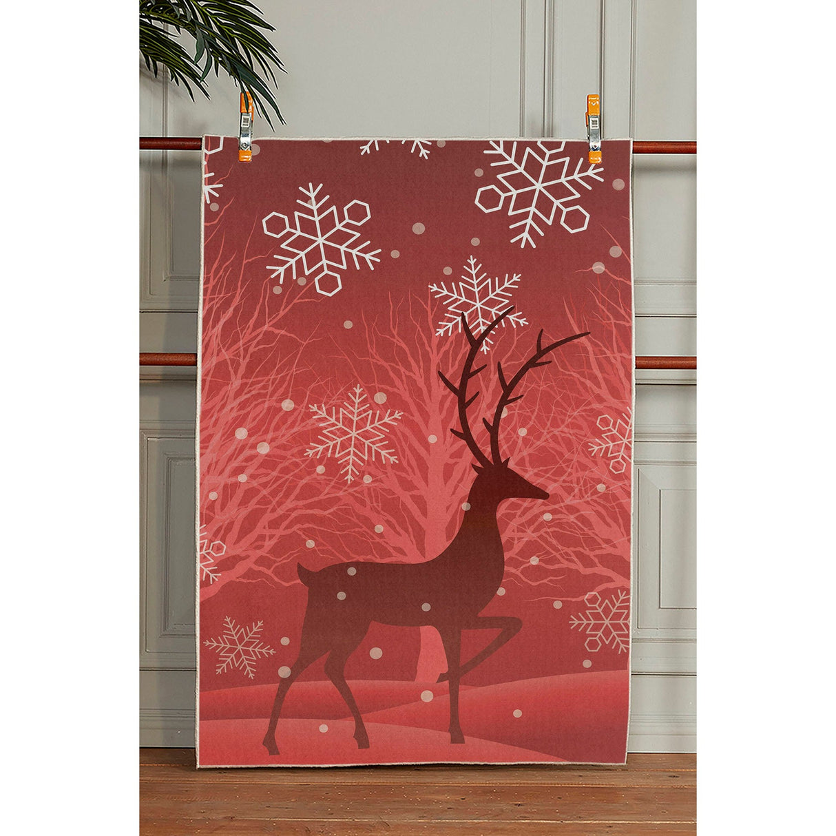 Covor Woopamuk419, Roșu - Alb, Diverse dimensiuni - 160x230x1 cm | SKU: 633HFT1143 | Covor Woopamuk419, Roșu - Alb, varianta 160x230x1 cm, produs pentru amenajarea locuinței, disponibil online în România la CasaMob