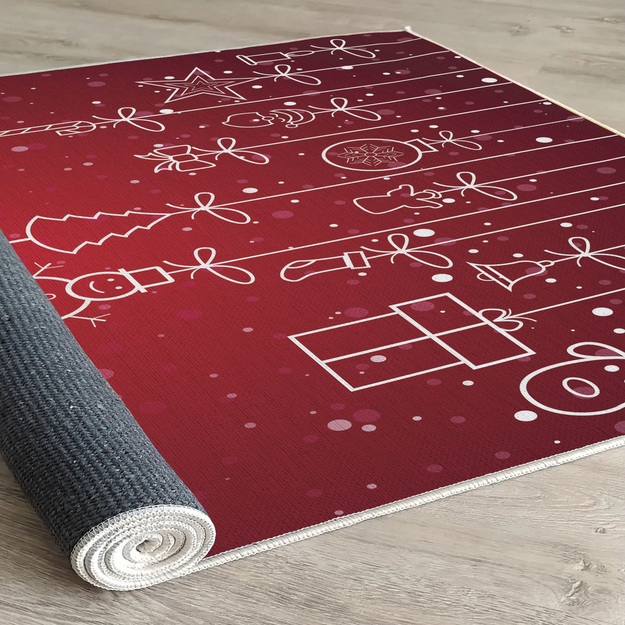 Covor Woopamuk422, Roșu - Alb, Diverse dimensiuni - 80x200x1 cm | SKU: 633HFT1169 | Covor Woopamuk422, Roșu - Alb, varianta 80x200x1 cm, produs pentru amenajarea locuinței, disponibil online în România la CasaMob