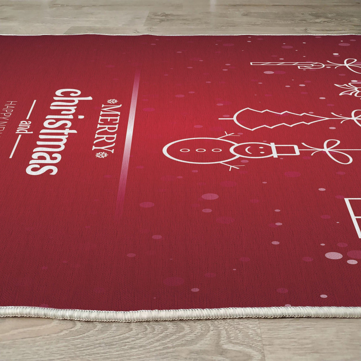 Covor Woopamuk422, Roșu - Alb, Diverse dimensiuni - 80x300x1 cm | SKU: 633HFT1170 | Covor Woopamuk422, Roșu - Alb, varianta 80x300x1 cm, produs pentru amenajarea locuinței, disponibil online în România la CasaMob