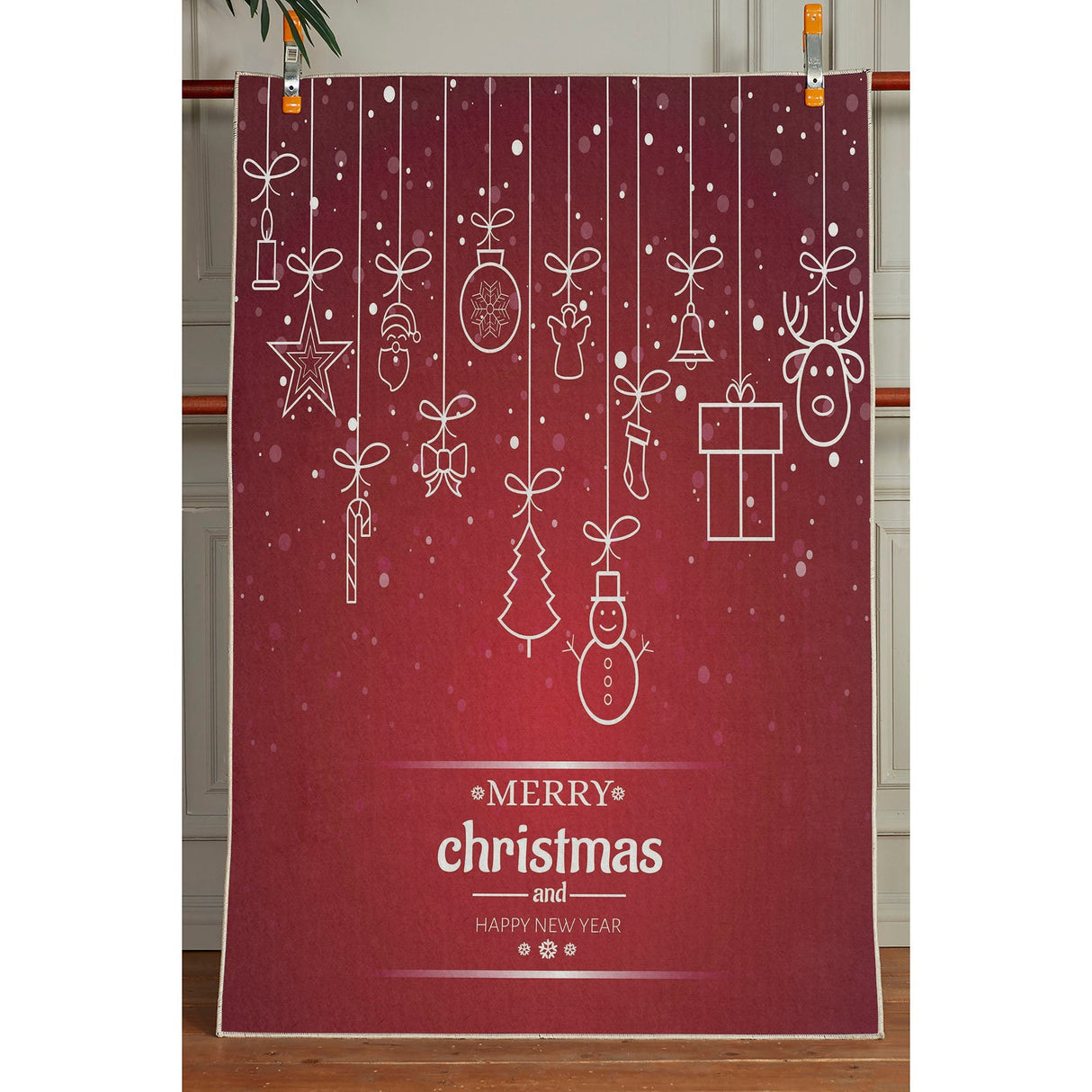 Covor Woopamuk422, Roșu - Alb, Diverse dimensiuni - 100x200x1 cm | SKU: 633HFT1172 | Covor Woopamuk422, Roșu - Alb, varianta 100x200x1 cm, produs pentru amenajarea locuinței, disponibil online în România la CasaMob