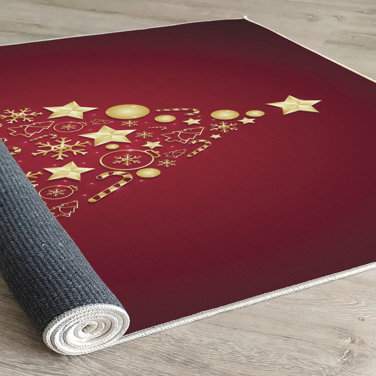 Covor Woopamuk424, Roșu - Auriu, Diverse dimensiuni - 160x230x1 cm | SKU: 633HFT1198 | Covor Woopamuk424, Roșu - Auriu, varianta 160x230x1 cm, produs pentru amenajarea locuinței, disponibil online în România la CasaMob