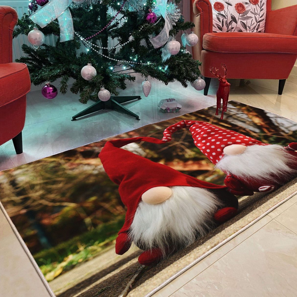 Covor Woopamuk425, Multicolor, Diverse dimensiuni - 140x220x1 cm | SKU: 633HFT1209 | Covor Woopamuk425, Multicolor, varianta 140x220x1 cm, produs pentru amenajarea locuinței, disponibil online în România la CasaMob