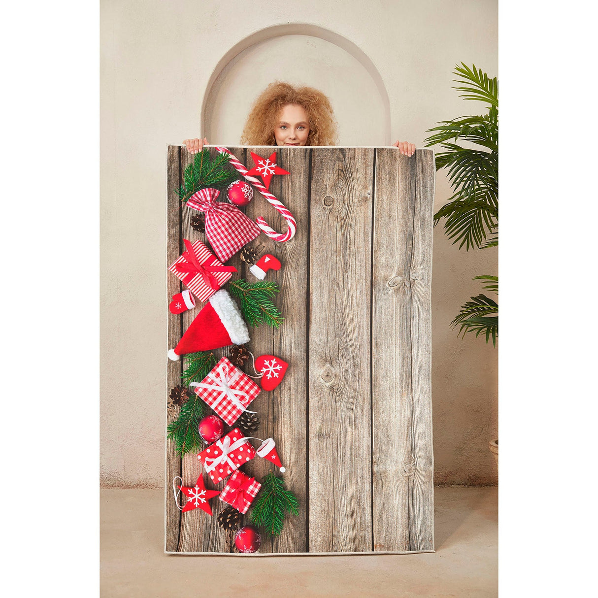 Covor Woopamuk431, Multicolor, Diverse dimensiuni - 100x300x1 cm | SKU: 633HFT1273 | Covor Woopamuk431, Multicolor, varianta 100x300x1 cm, produs pentru amenajarea locuinței, disponibil online în România la CasaMob