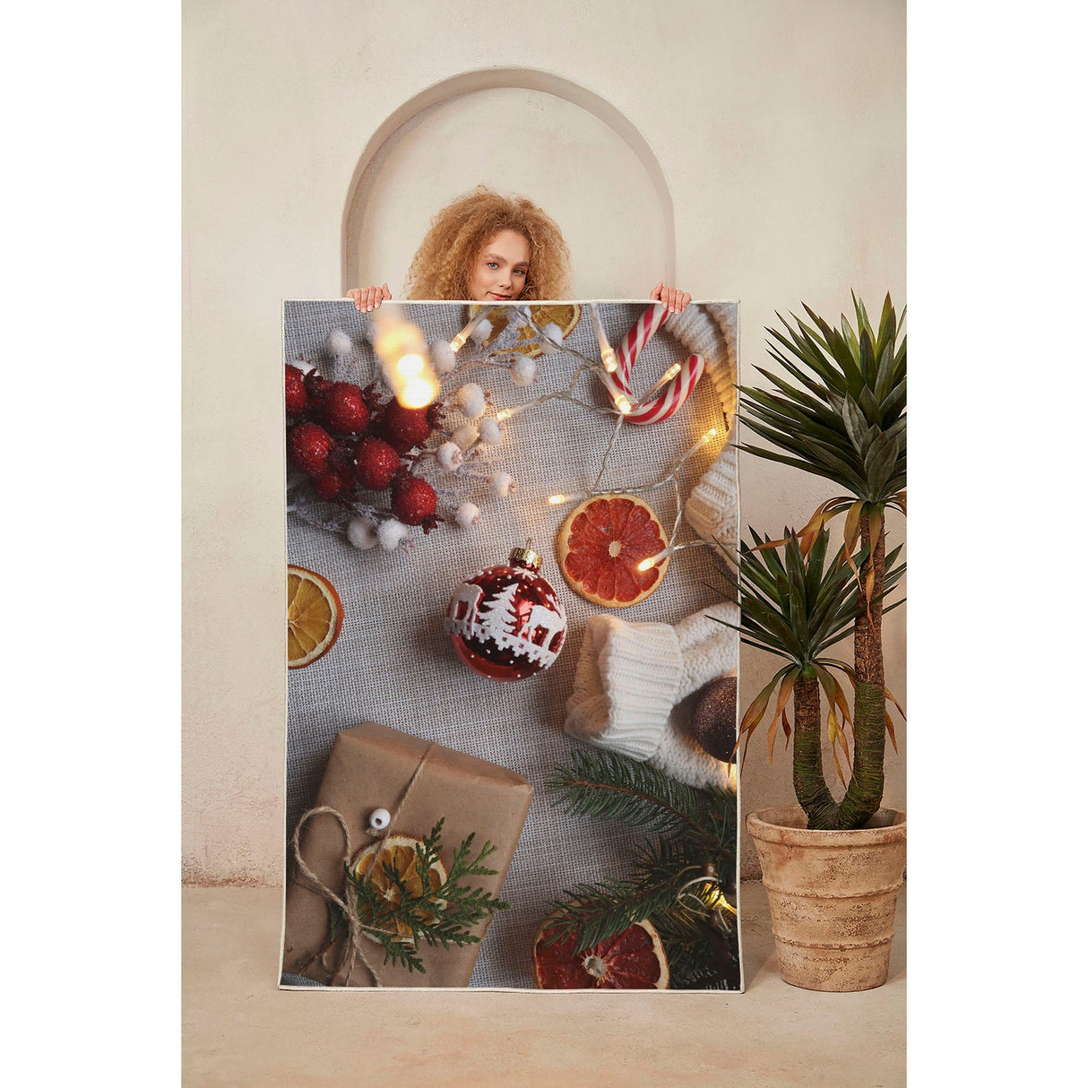 Covor Woopamuk437, Multicolor, Diverse dimensiuni - 80x150x1 cm | SKU: 633HFT1335 | Covor Woopamuk437, Multicolor, varianta 80x150x1 cm, produs pentru amenajarea locuinței, disponibil online în România la CasaMob