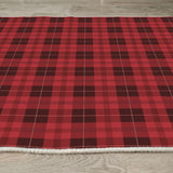 Covor Woopamuk439, Negru - Roșu, Diverse dimensiuni - 80x120x1 cm | SKU: 633HFT1356 | Covor Woopamuk439, Negru - Roșu, varianta 80x120x1 cm, produs pentru amenajarea locuinței, disponibil online în România la CasaMob