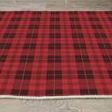 Covor Woopamuk439, Negru - Roșu, Diverse dimensiuni - 120x180x1 cm | SKU: 633HFT1363 | Covor Woopamuk439, Negru - Roșu, varianta 120x180x1 cm, produs pentru amenajarea locuinței, disponibil online în România la CasaMob