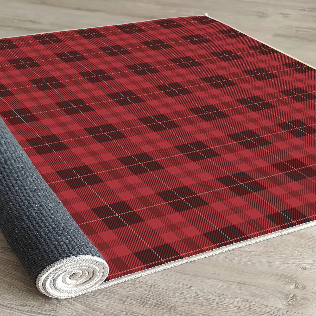 Covor Woopamuk439, Negru - Roșu, Diverse dimensiuni - 140x220x1 cm | SKU: 633HFT1364 | Covor Woopamuk439, Negru - Roșu, varianta 140x220x1 cm, produs pentru amenajarea locuinței, disponibil online în România la CasaMob