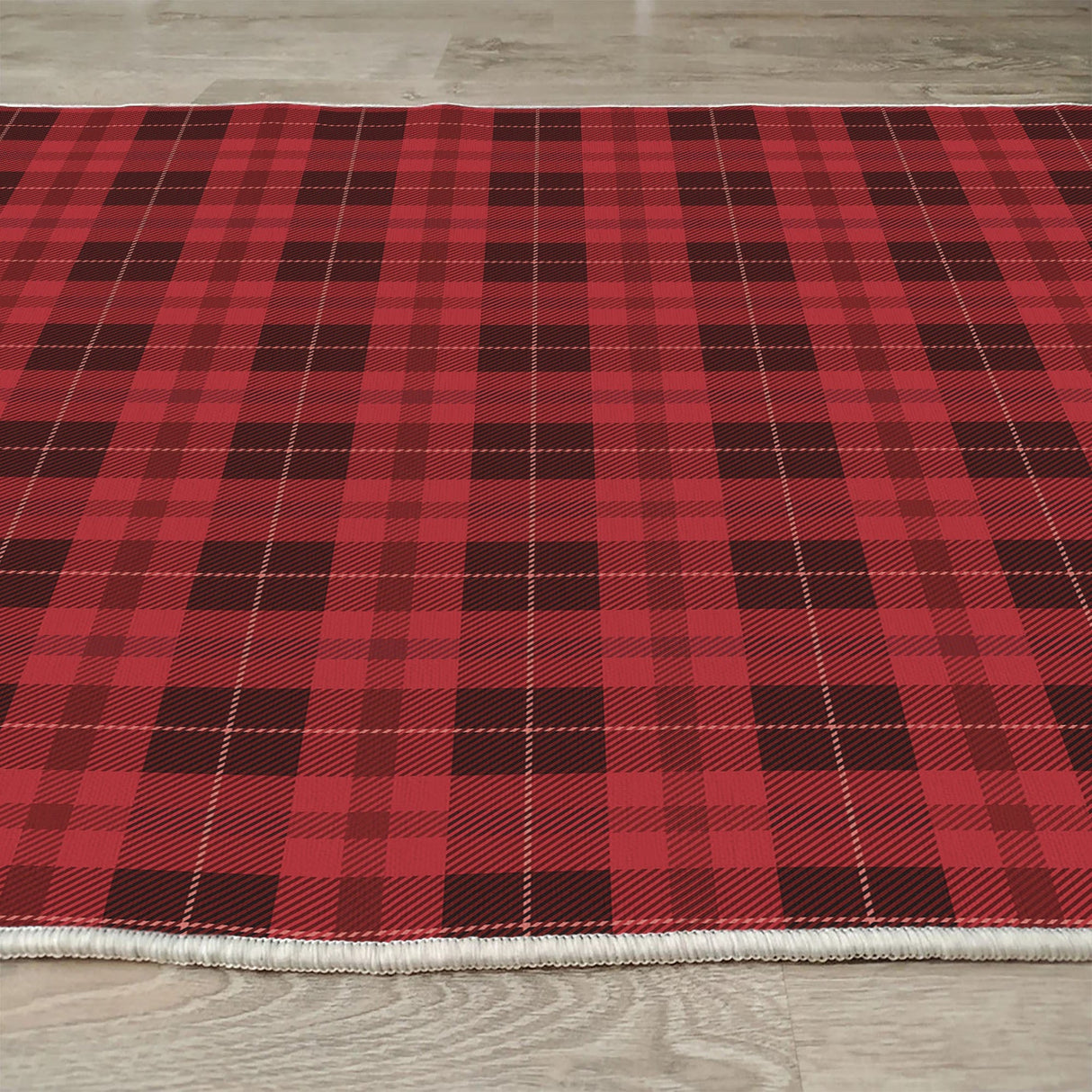 Covor Woopamuk439, Negru - Roșu, Diverse dimensiuni - 160x230x1 cm | SKU: 633HFT1365 | Covor Woopamuk439, Negru - Roșu, varianta 160x230x1 cm, produs pentru amenajarea locuinței, disponibil online în România la CasaMob