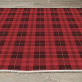 Covor Woopamuk439, Negru - Roșu, Diverse dimensiuni - 160x230x1 cm | SKU: 633HFT1365 | Covor Woopamuk439, Negru - Roșu, varianta 160x230x1 cm, produs pentru amenajarea locuinței, disponibil online în România la CasaMob