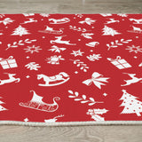 Covor Woopamuk441, Roșu - Alb, Diverse dimensiuni - 80x200x1 cm | SKU: 633HFT1380 | Covor Woopamuk441, Roșu - Alb, varianta 80x200x1 cm, produs pentru amenajarea locuinței, disponibil online în România la CasaMob