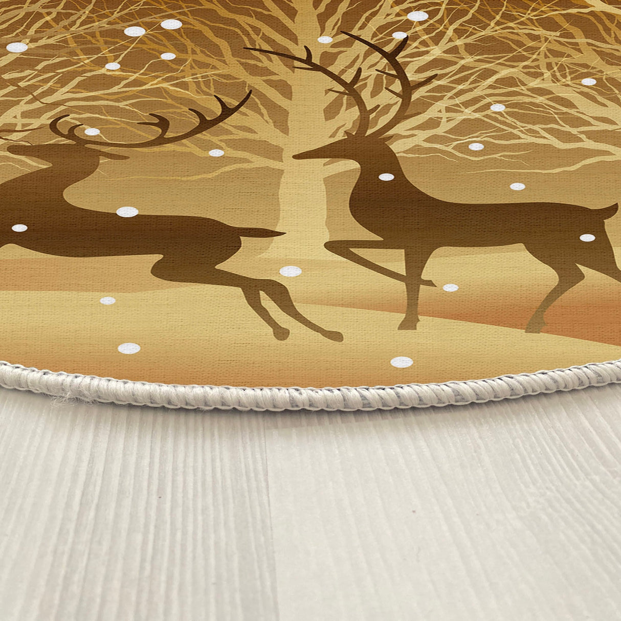 Covor Woopamuk451, Auriu, Diverse dimensiuni - Ø90x5 cm | SKU: 633HFT1490 | Covor Woopamuk451, Auriu, varianta Ø90x5 cm, produs pentru amenajarea locuinței, disponibil online în România la CasaMob