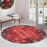 Covor Woopamuk455, Roșu - Alb, Diverse dimensiuni - Ø150x5 cm | SKU: 633HFT1541 | Covor Woopamuk455, Roșu - Alb, varianta Ø150x5 cm, produs pentru amenajarea locuinței, disponibil online în România la CasaMob